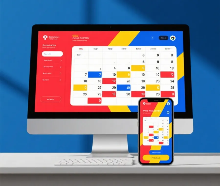 世界杯赛程看板展示