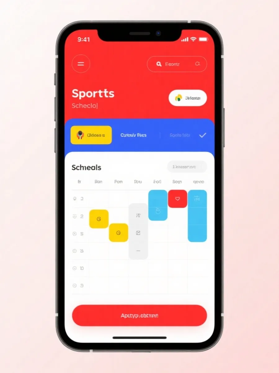 世界杯App界面预览